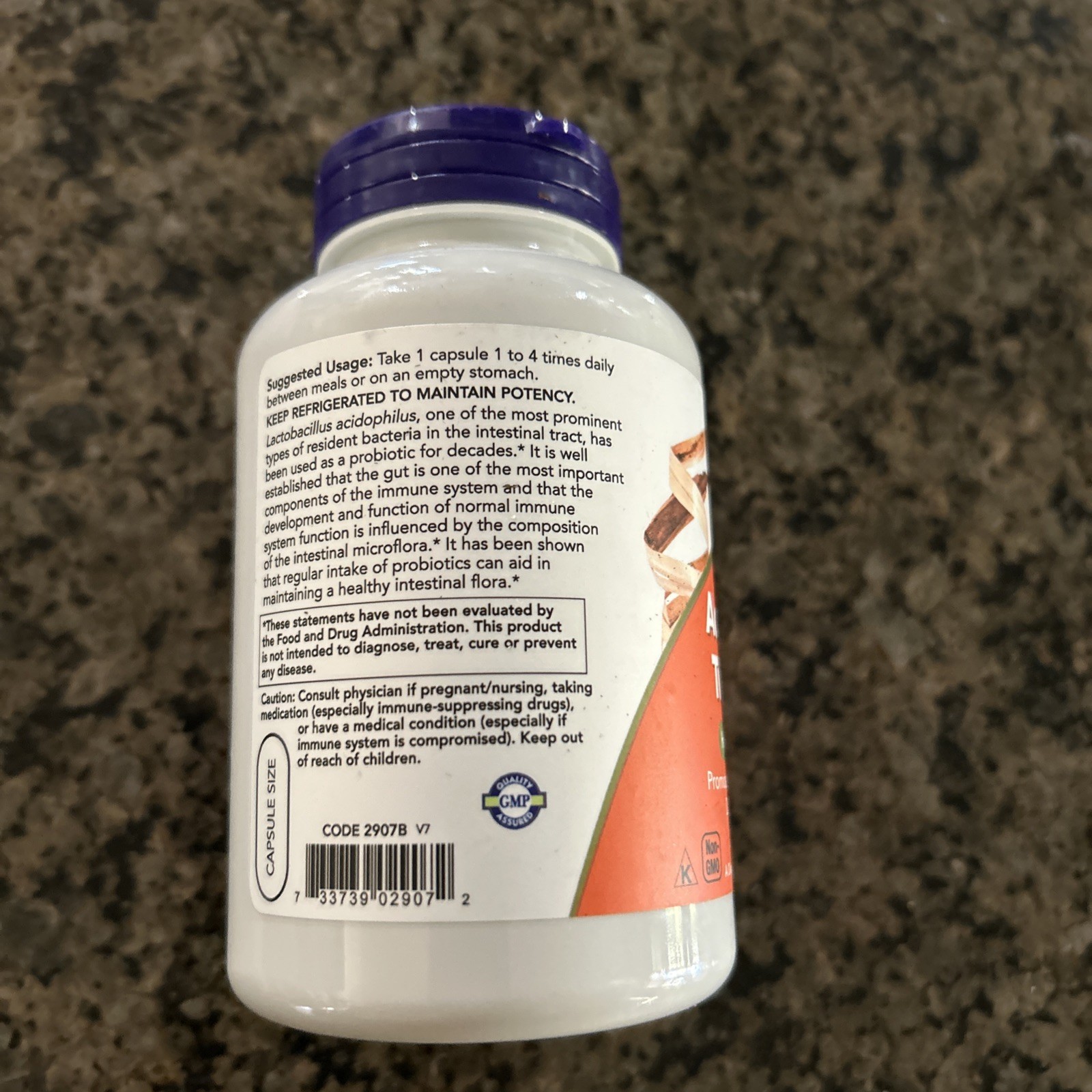 NOW Foods Acidophilus Two Billion 250 Veg Caps – Exp 06/2026