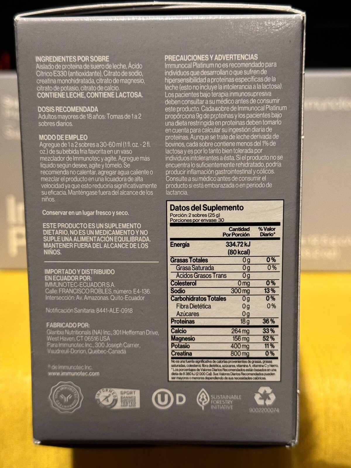 Immunocal Platinum