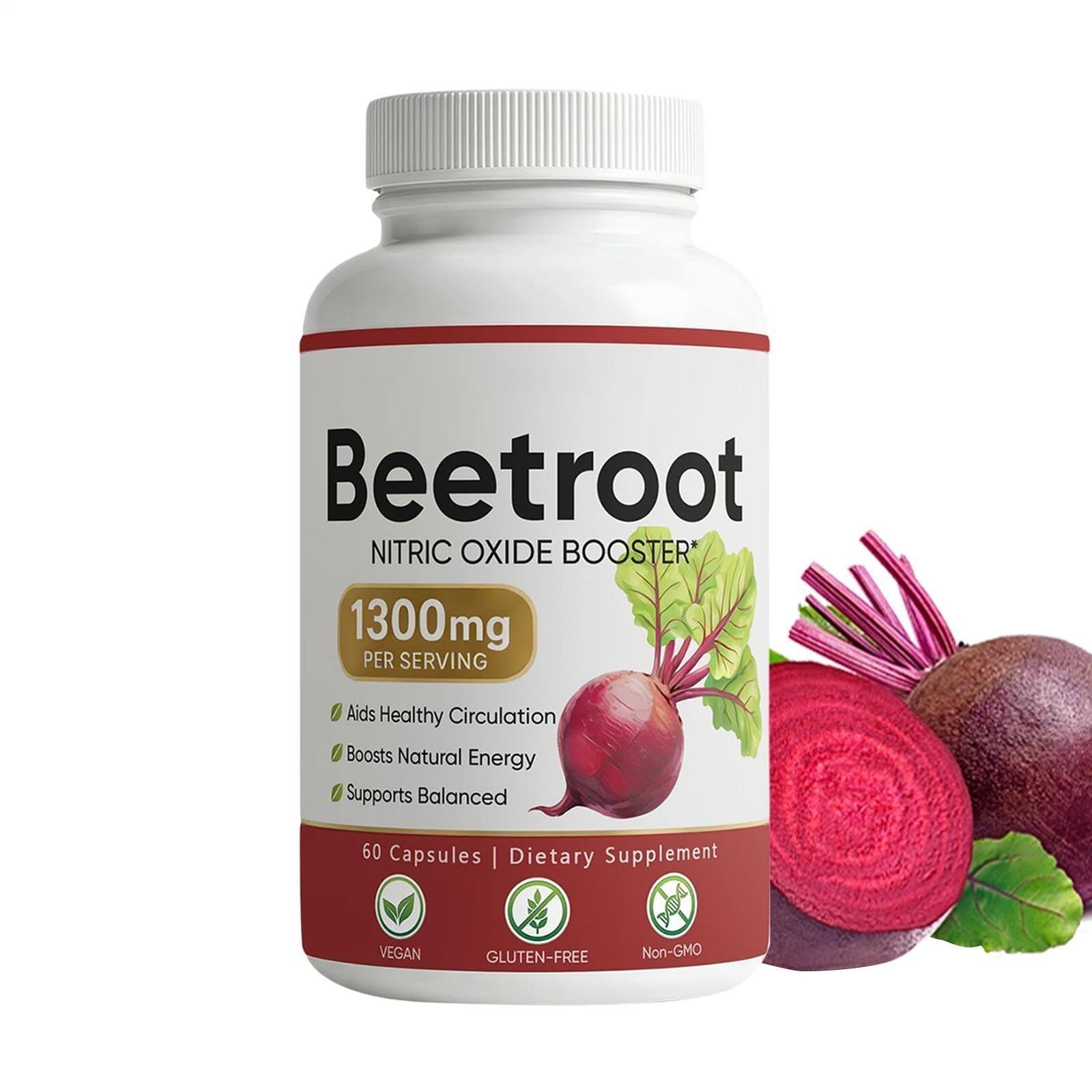 Lemeli Beetroot – High Quality 1300mg, Lemeli Beet Root Formula 60 Capsules