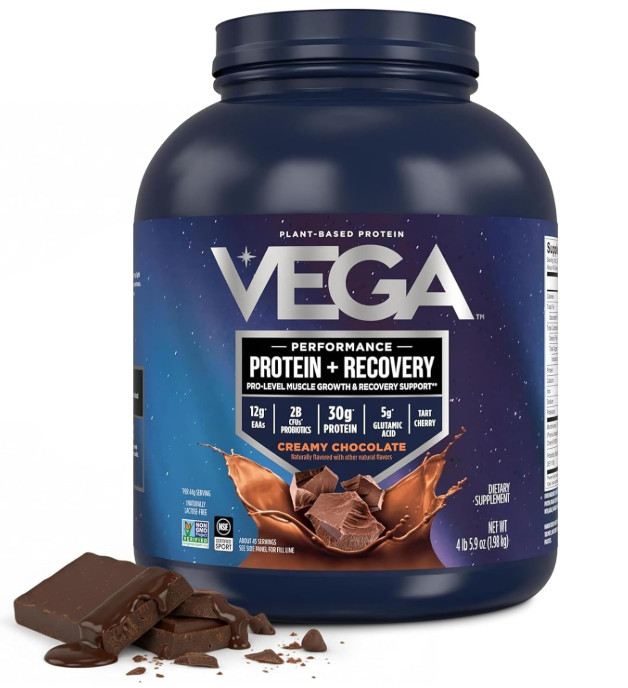 Vega Protein + Recovery, Chocolate, 4.4 lb, 45 Servings