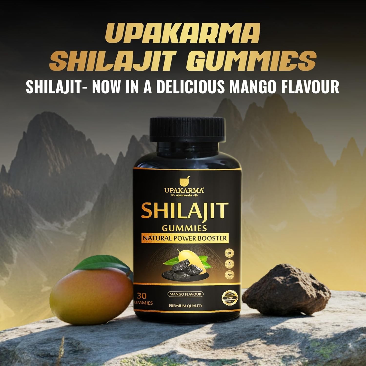 Get Hard Fast Acting /Rock Hard Play Time Male Performance 30 shilajit gummies