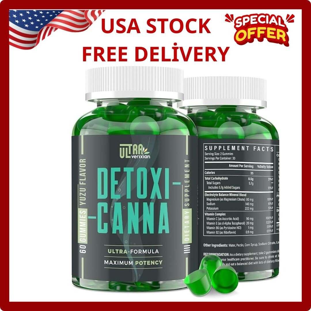 Detox Cleanse Gummies – Liver, Gut, Kidney Cleanse Detox & Repair, Rapid & Effec
