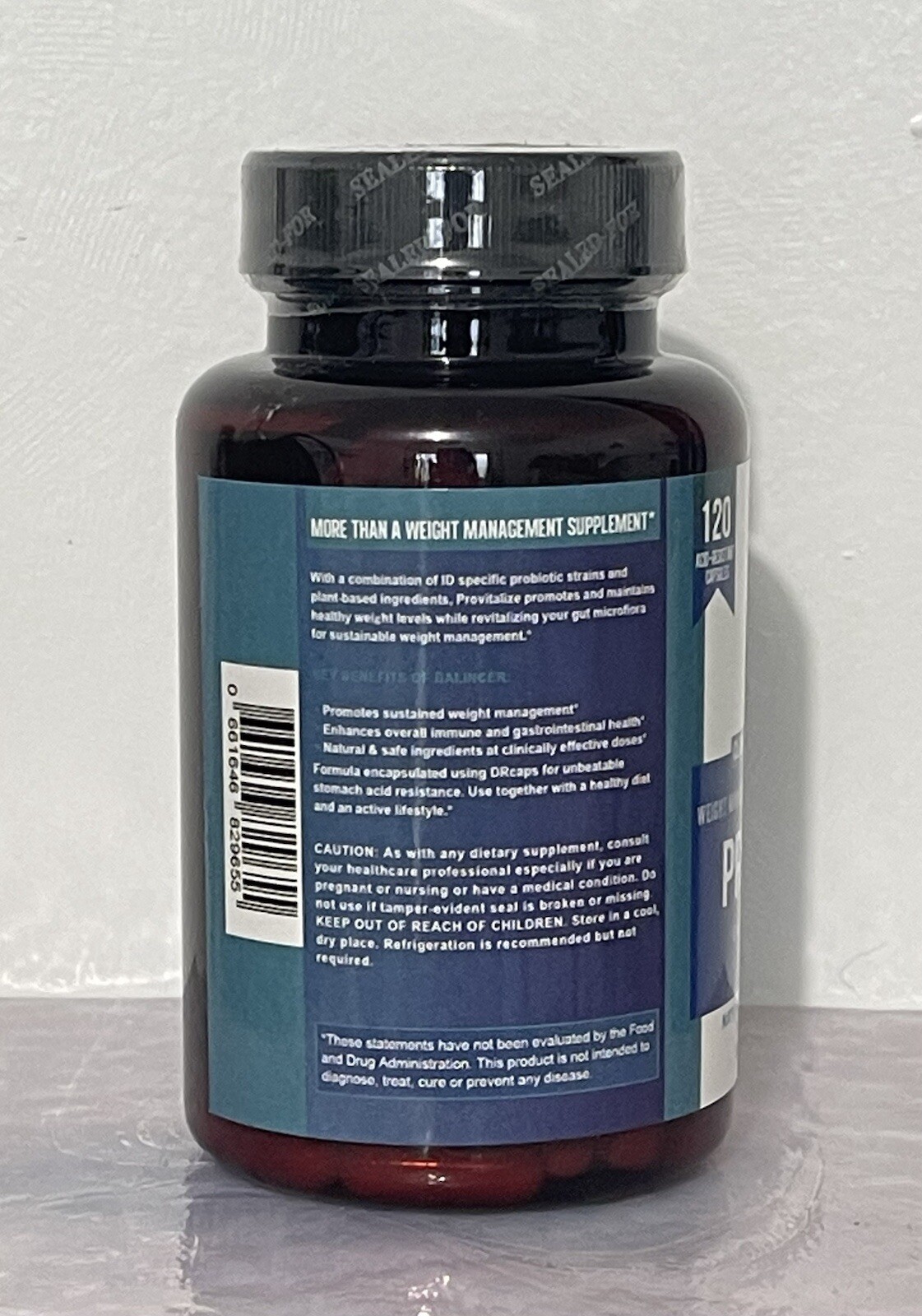 Probiotic Menopause Weight Management 120 Caps 2 Month Supply in 1 Bottle 6/2027