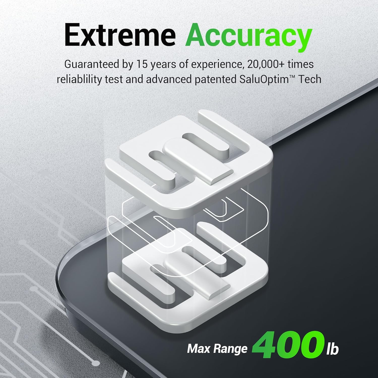 Bathroom Scale for Body Weight, Highly Accurate Digital Weighing Machine for Peo