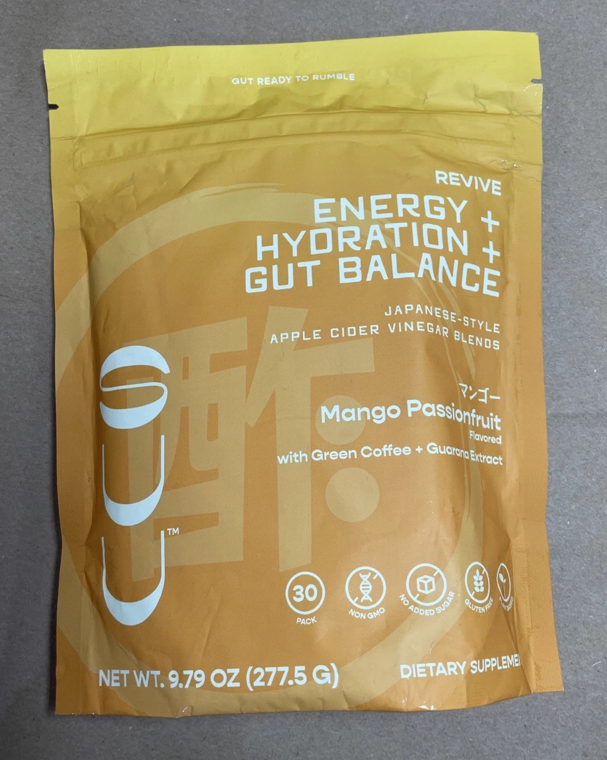 SUU Revive Mango Passionfruit Drink Mix Supplement 9.79 Oz BB 9/2026
