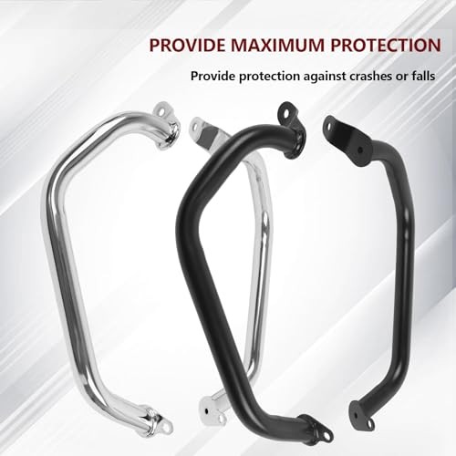 Engine Guard Highway Crash Bar Protector Replacement for Suzuki Boulevard Black