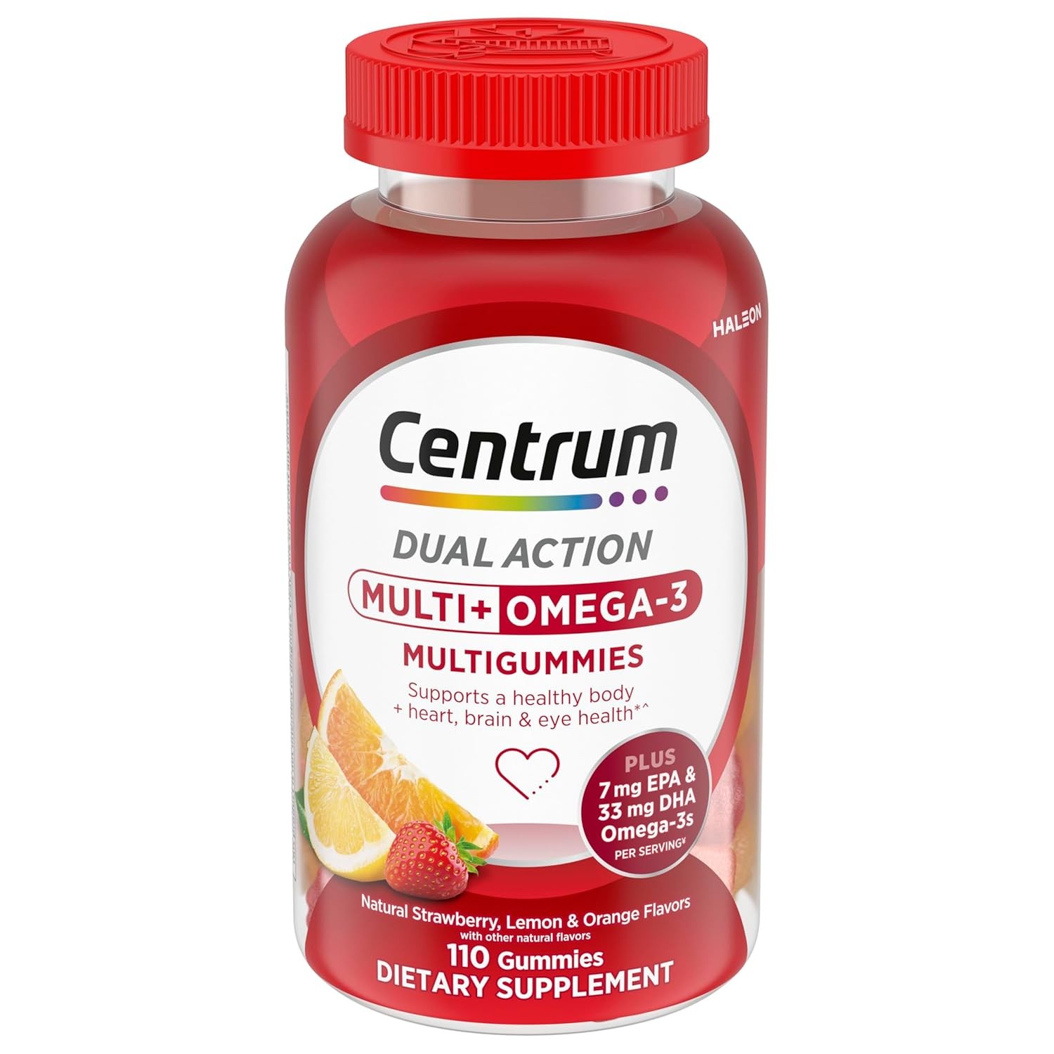Centrum MultiGummies Adult Multivitamin Omega 3 Gummy Vitamins Supplements