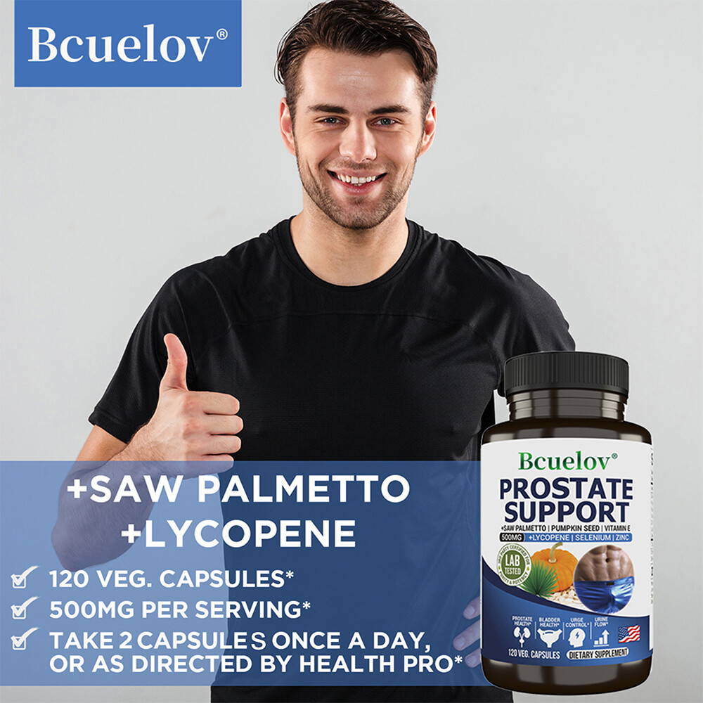 Prostate Support Capsules – Increase Urinary Flow,Prostate & Bladder Health