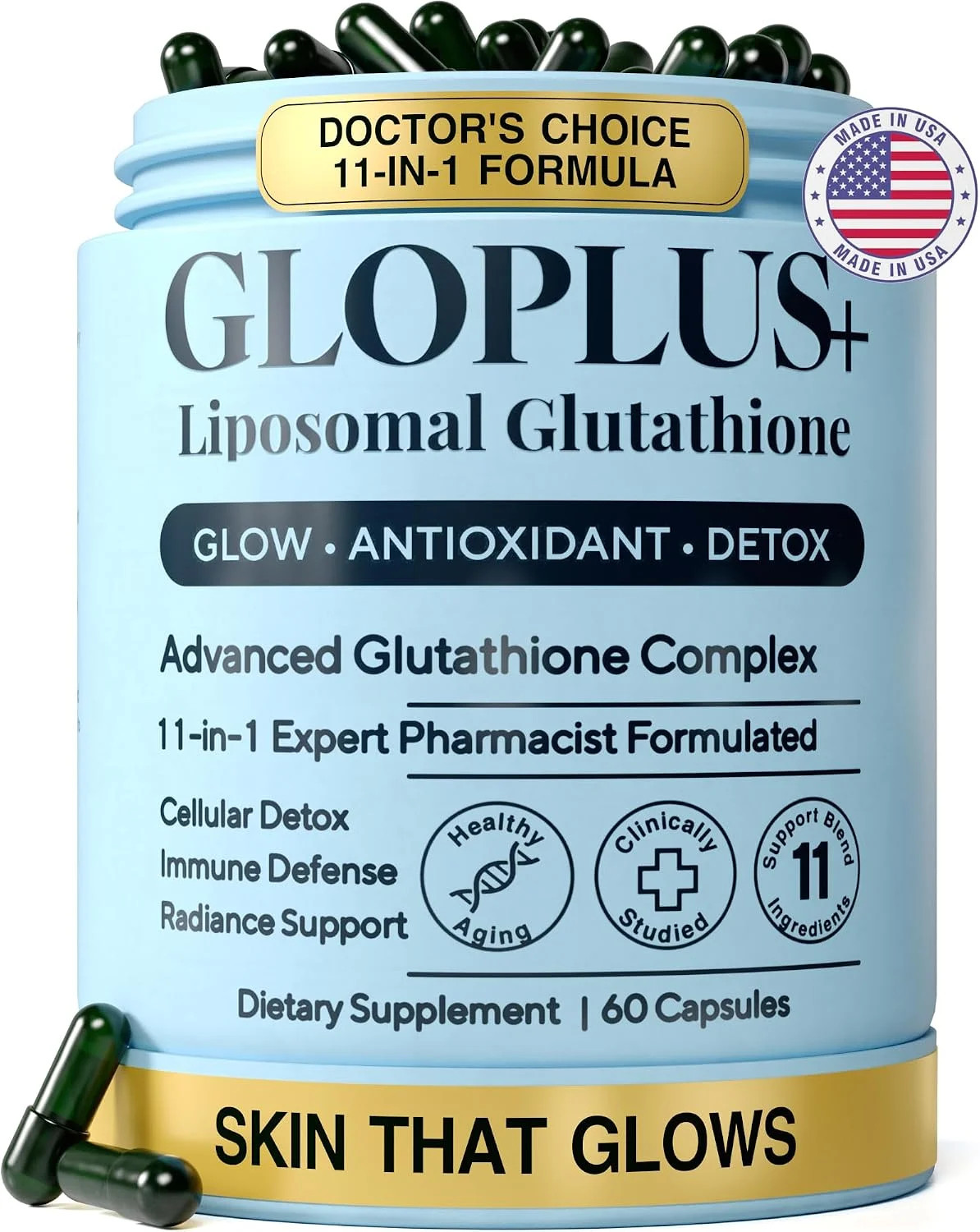 Liposomal Glutathione – Ultra High Absorption with Resveratrol, Vitamin C, Selen