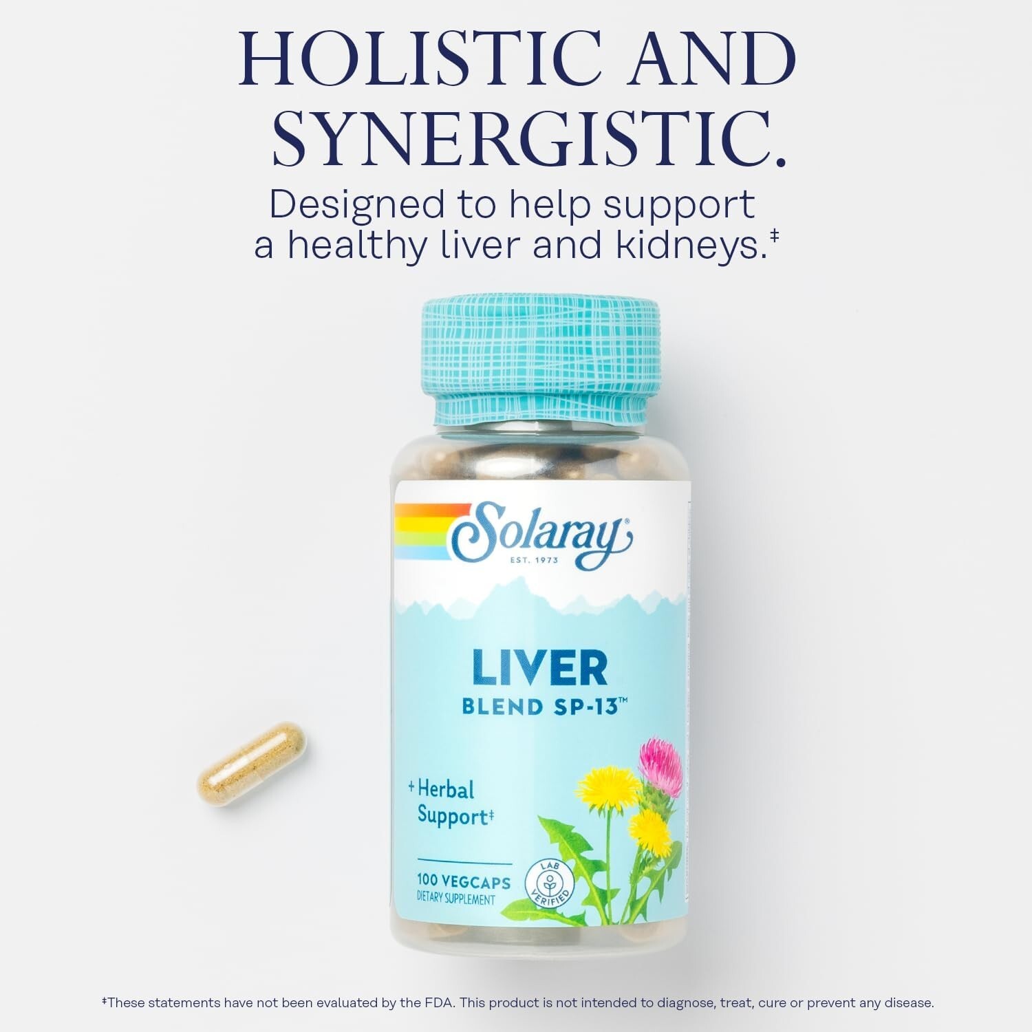 Solaray – Liver Blend SP-13, 100 Veg cap