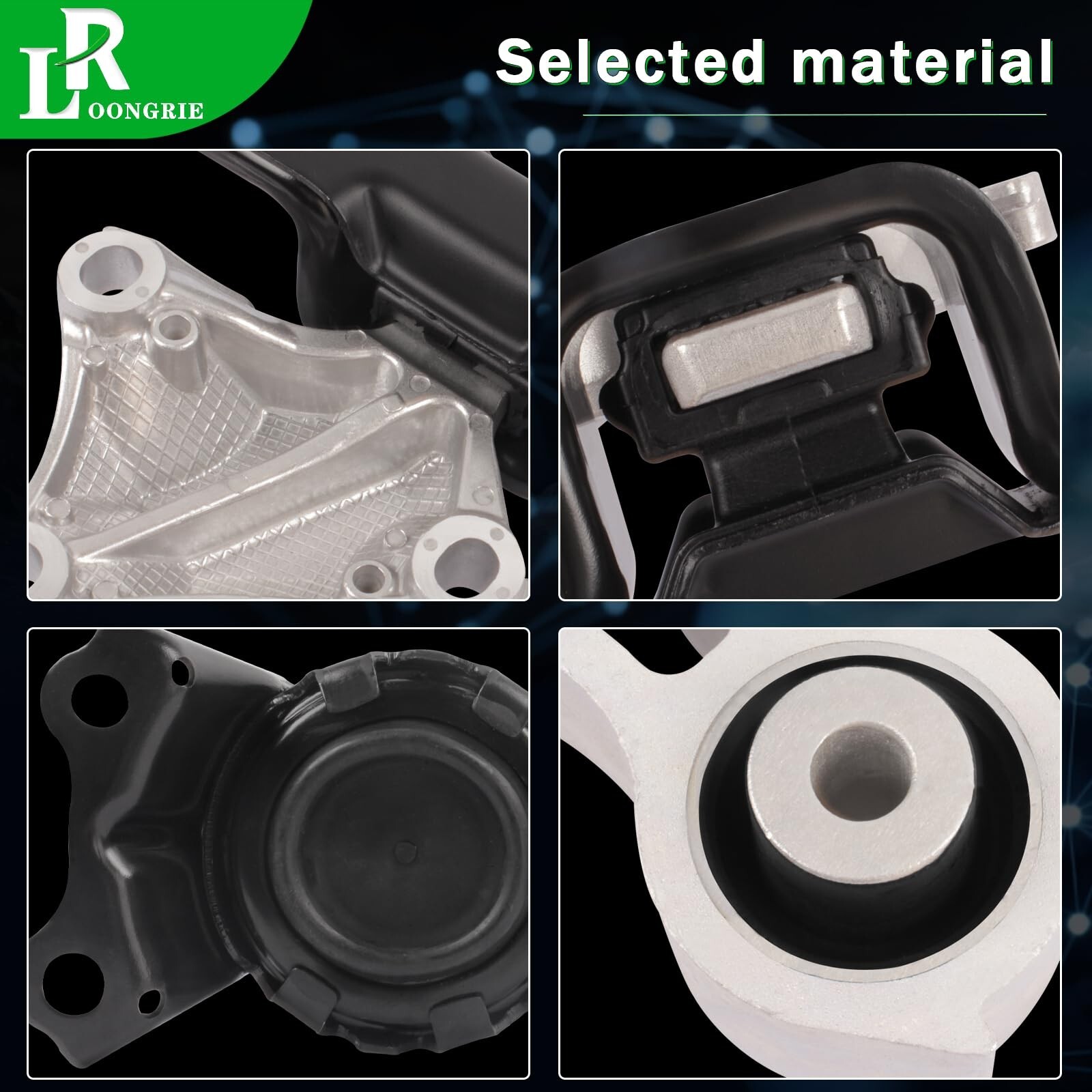 Engine Motor and Transmission Mount Kit Compatible with HR-V 2016-2022 1.8L A…