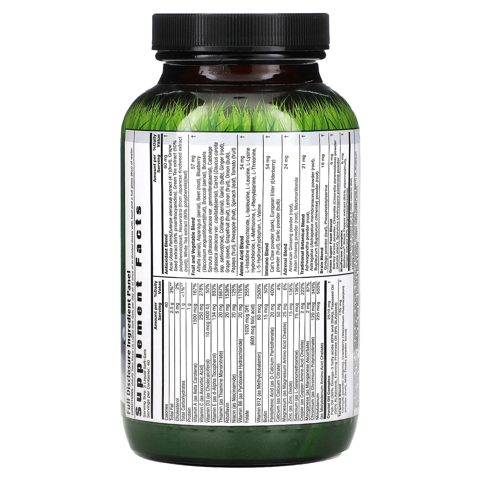 2 X Irwin Naturals, Women’s Living Green Liquid-Gel Multi, 120 Liquid Soft-Gels