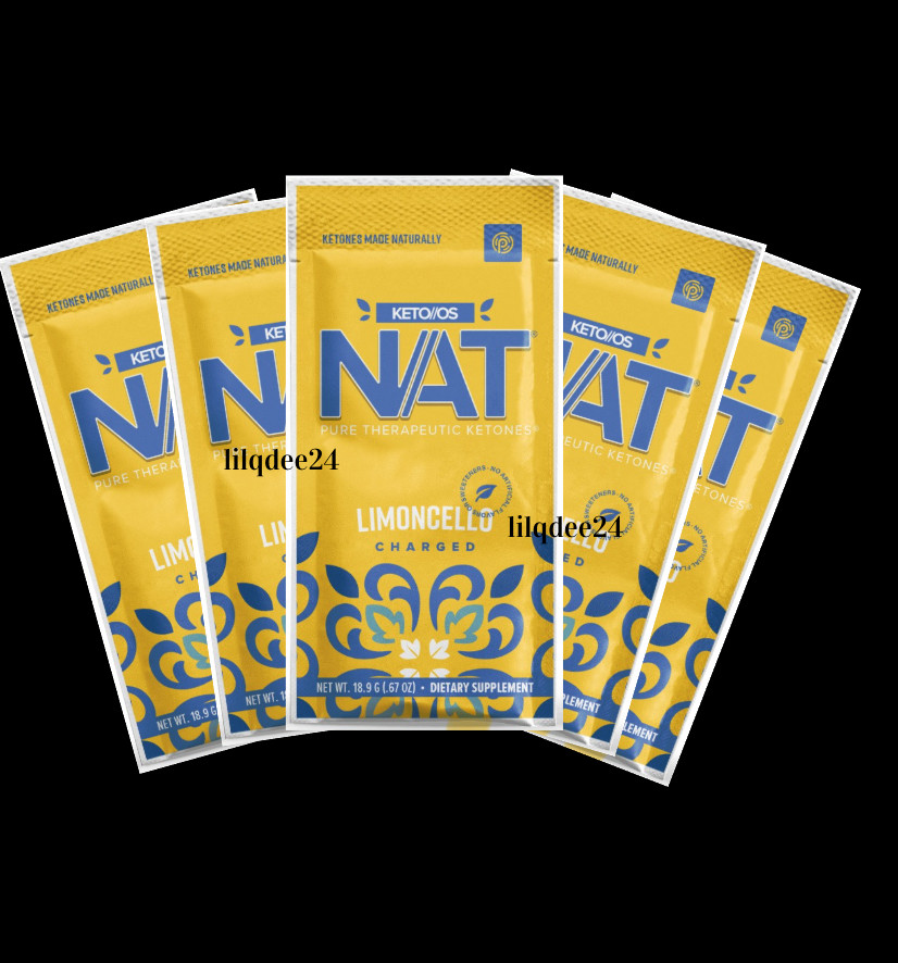 Pruvit Keto OS NAT Ketones Limoncello Charged 5 pack Exp 2026 FRESH!! 🍋🍋