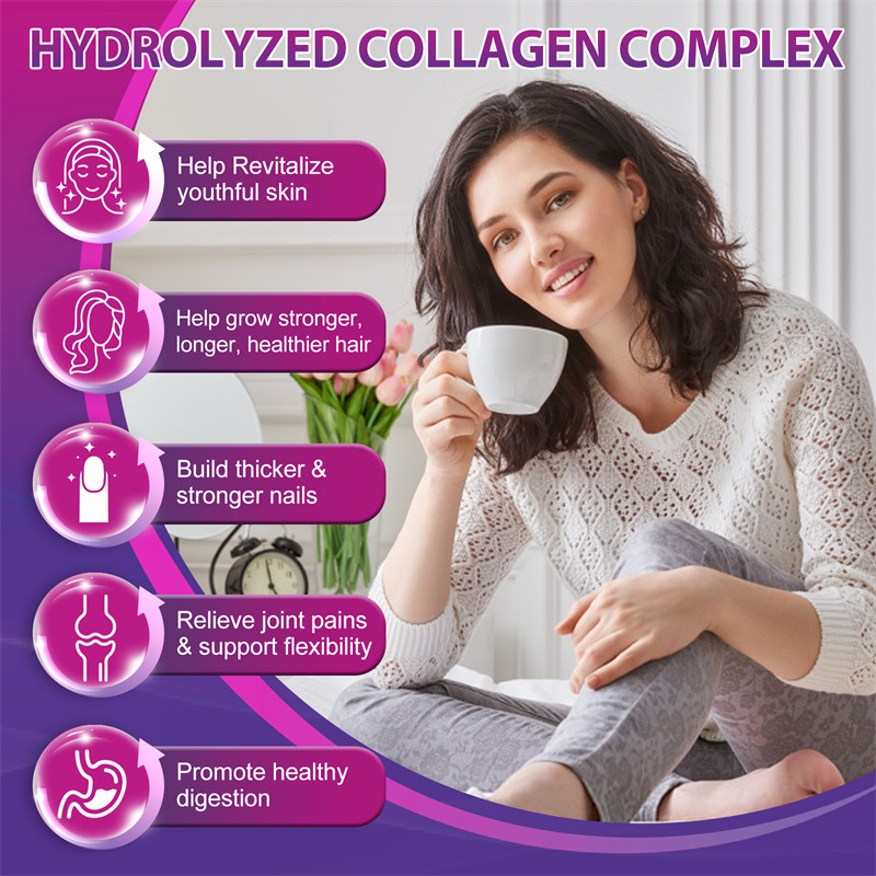 Multi Collagen Supplement Hyaluronic Acid,Vitamin C,Biotin, Skin Health 180PCS