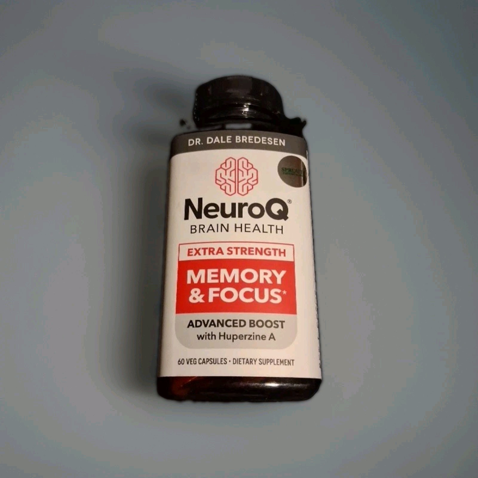 NeuroQ Memory Focus Extra Strength 60 Capsules advanced boost 60 Caps Exp 08/28