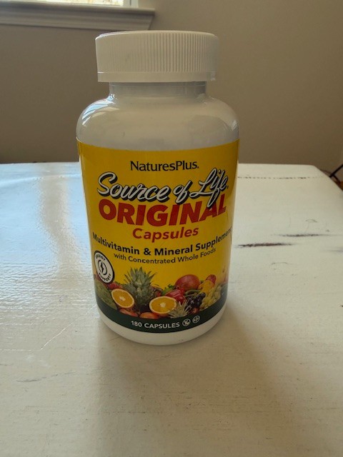 Natures Plus Source of Life – 180 Capsules – Multivitamin & Mineral – Support..