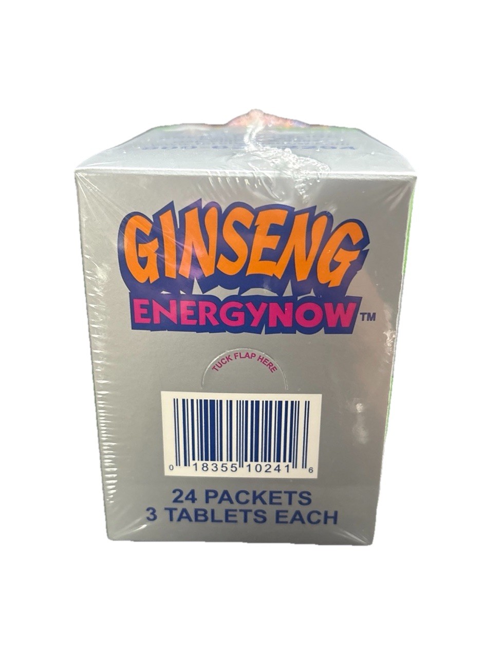 Energy Now Ginseng Herbal Supplements 144 Packs 3 Pills In Each Pack 6 Boxes