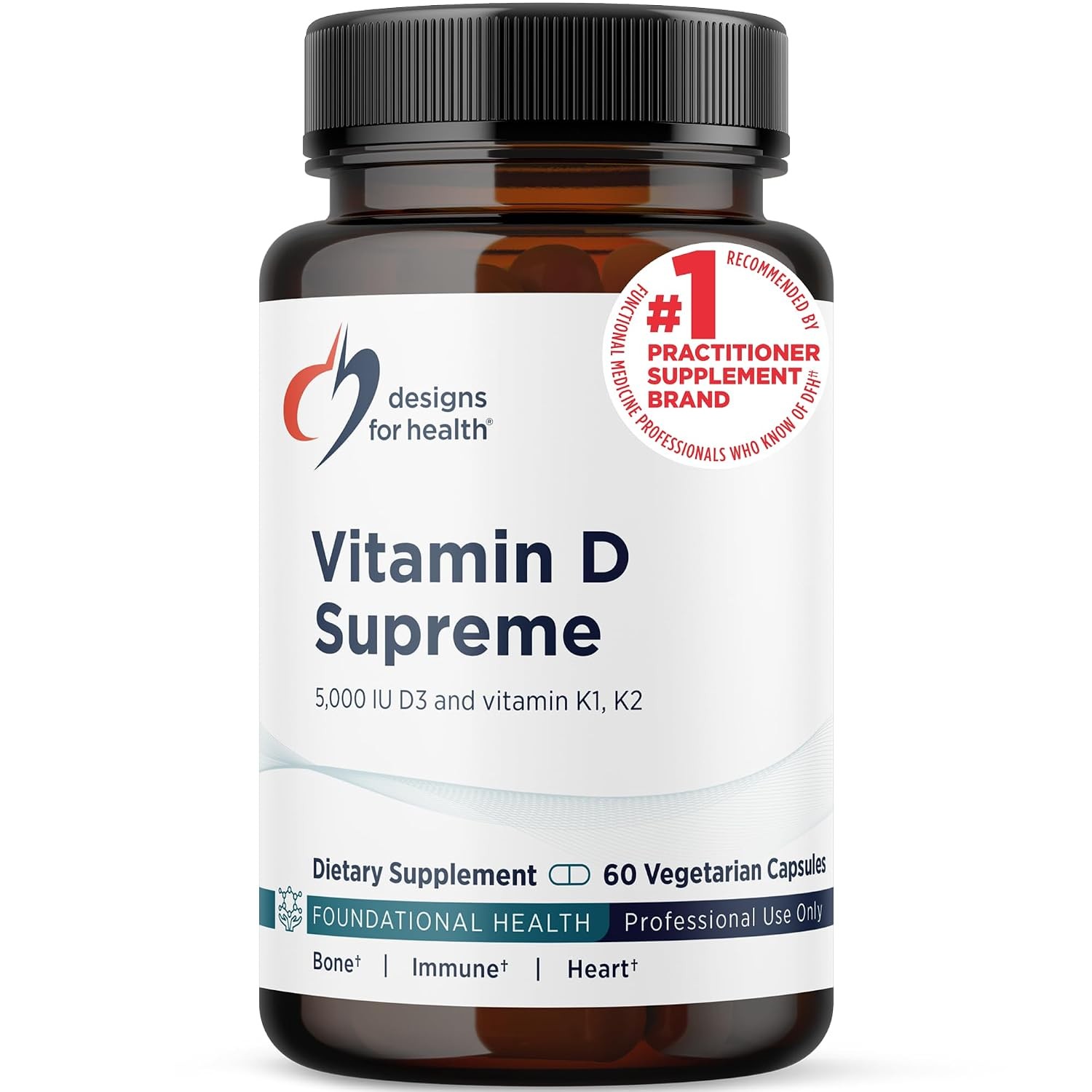 Vitamin D Supreme 5000 IU with 2000mcg Vitamin K Supplement IU Vitamin D3 Oil