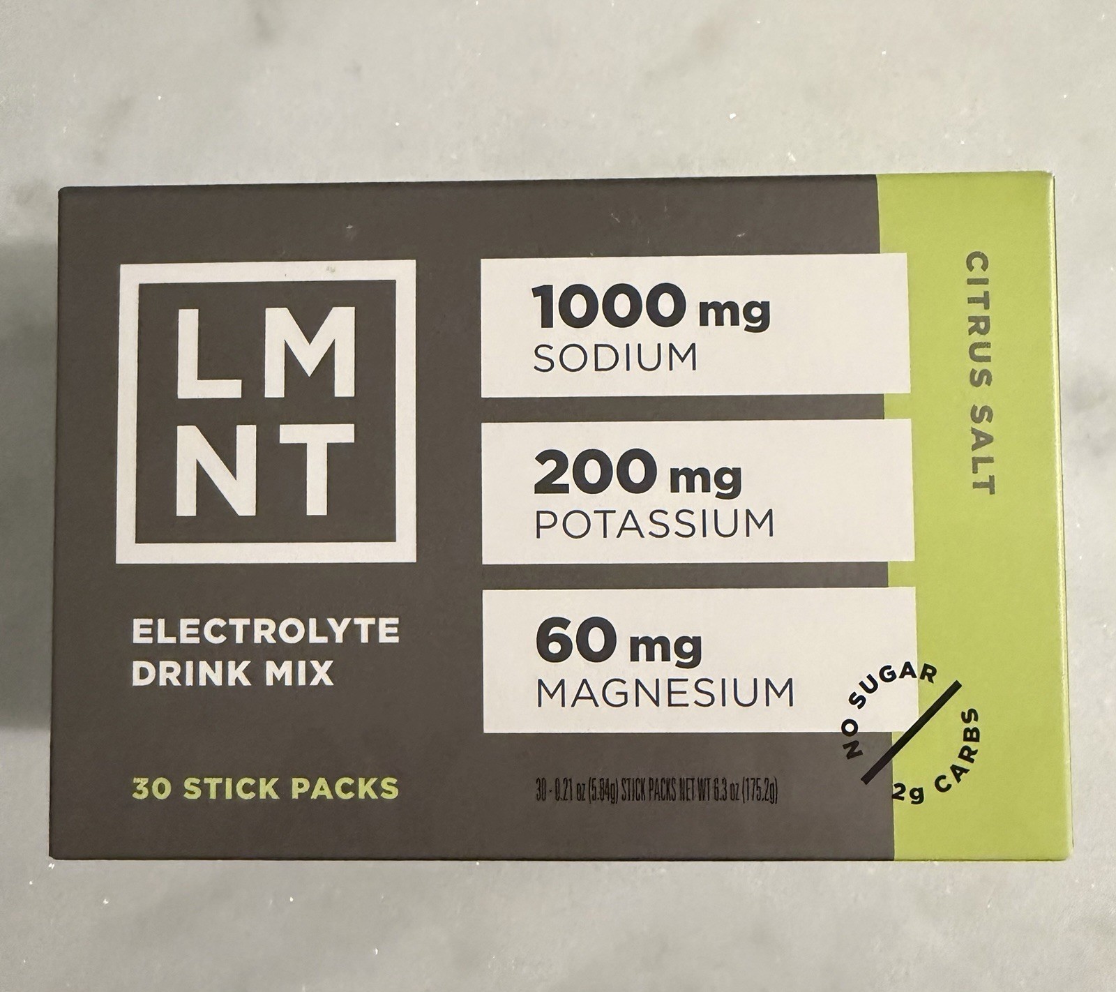 LMNT Electrolytes: 30-Pack Citrus Salt | NEW | ZERO-Sugar | Fast Ship