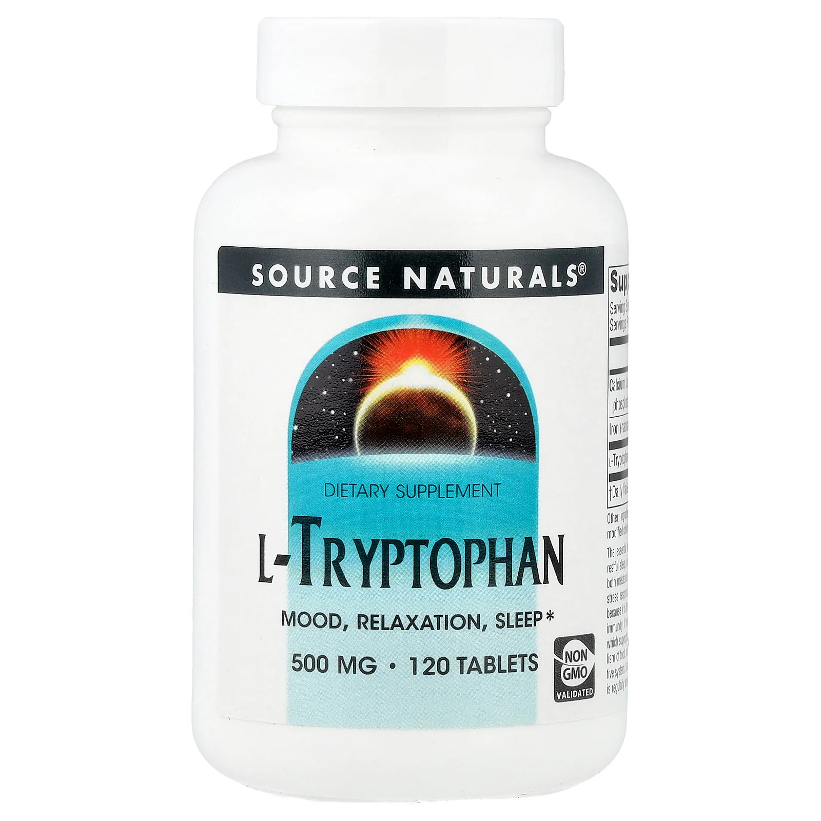 2 X Source Naturals, L-Tryptophan, 120 Tablets