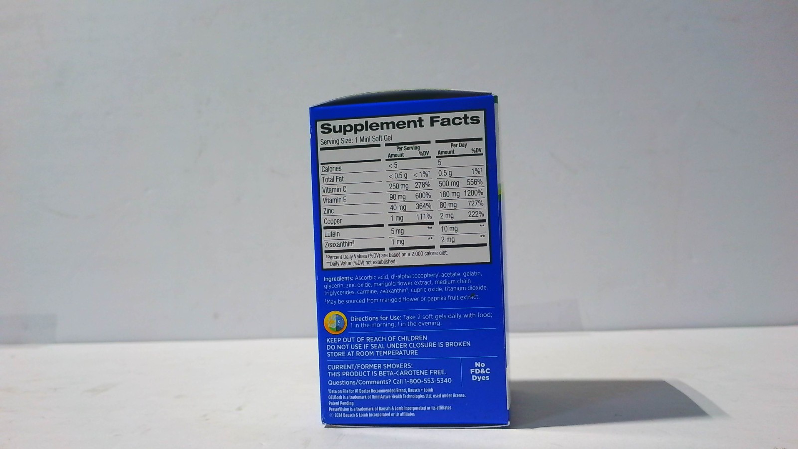 Bausch + Lomb PreserVision AREDS 2 Formula 130 softgels – NEW – EXP 2027