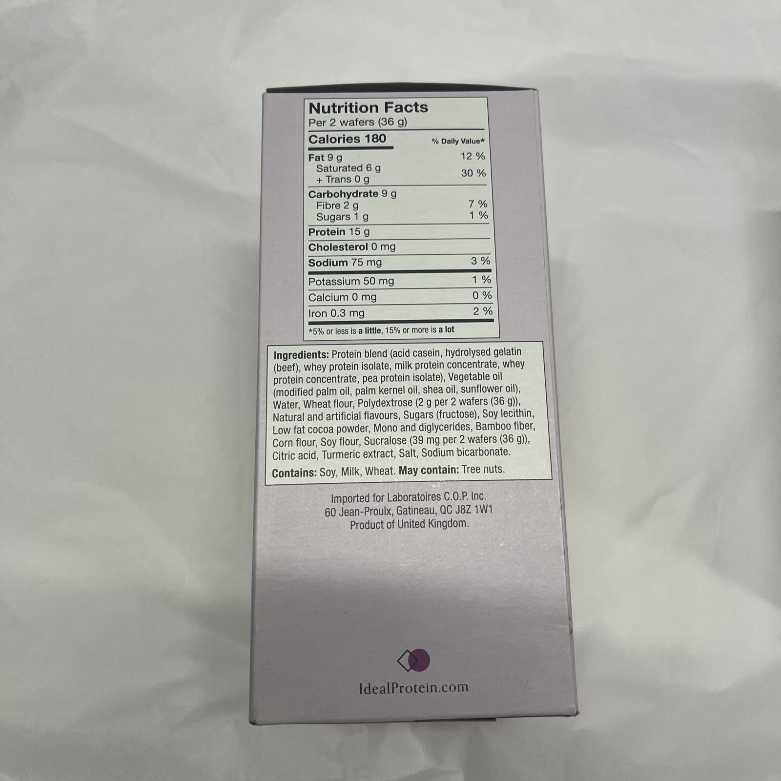 Ideal Protein 1 box of Lemon Wafers BB 3/31/2026 Free ship