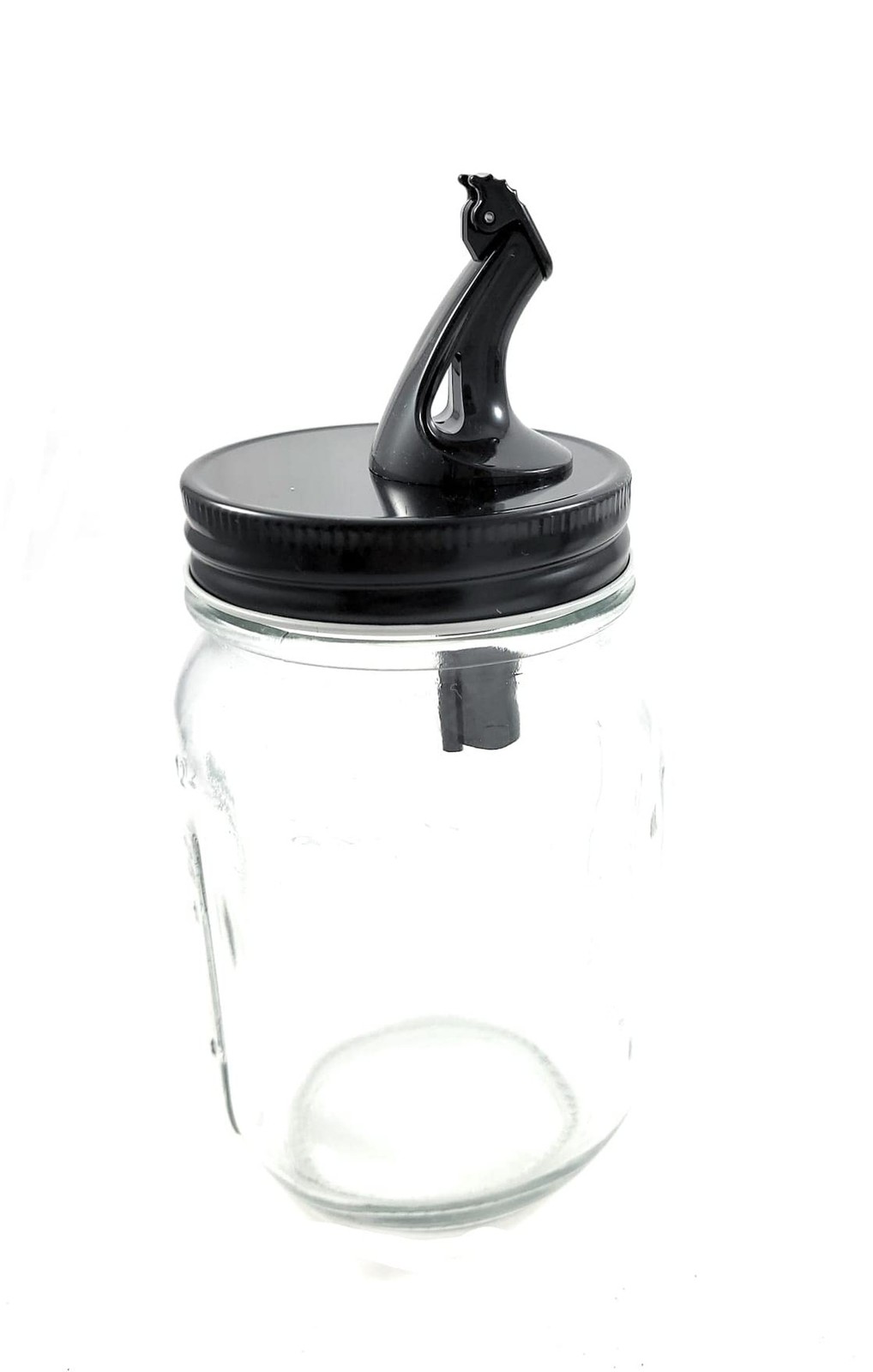 Black – Mason Jar Pour Spouts With Flap For Moonshine And Whiskey – Made 100%…