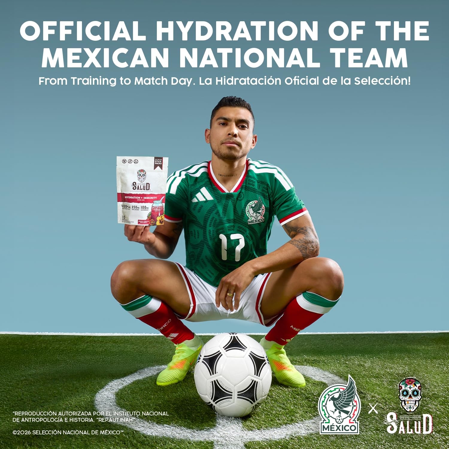 Salud x Jarritos 2-in-1 Hydration Packets + Immunity 0.21 Ounce (Pack of 15)