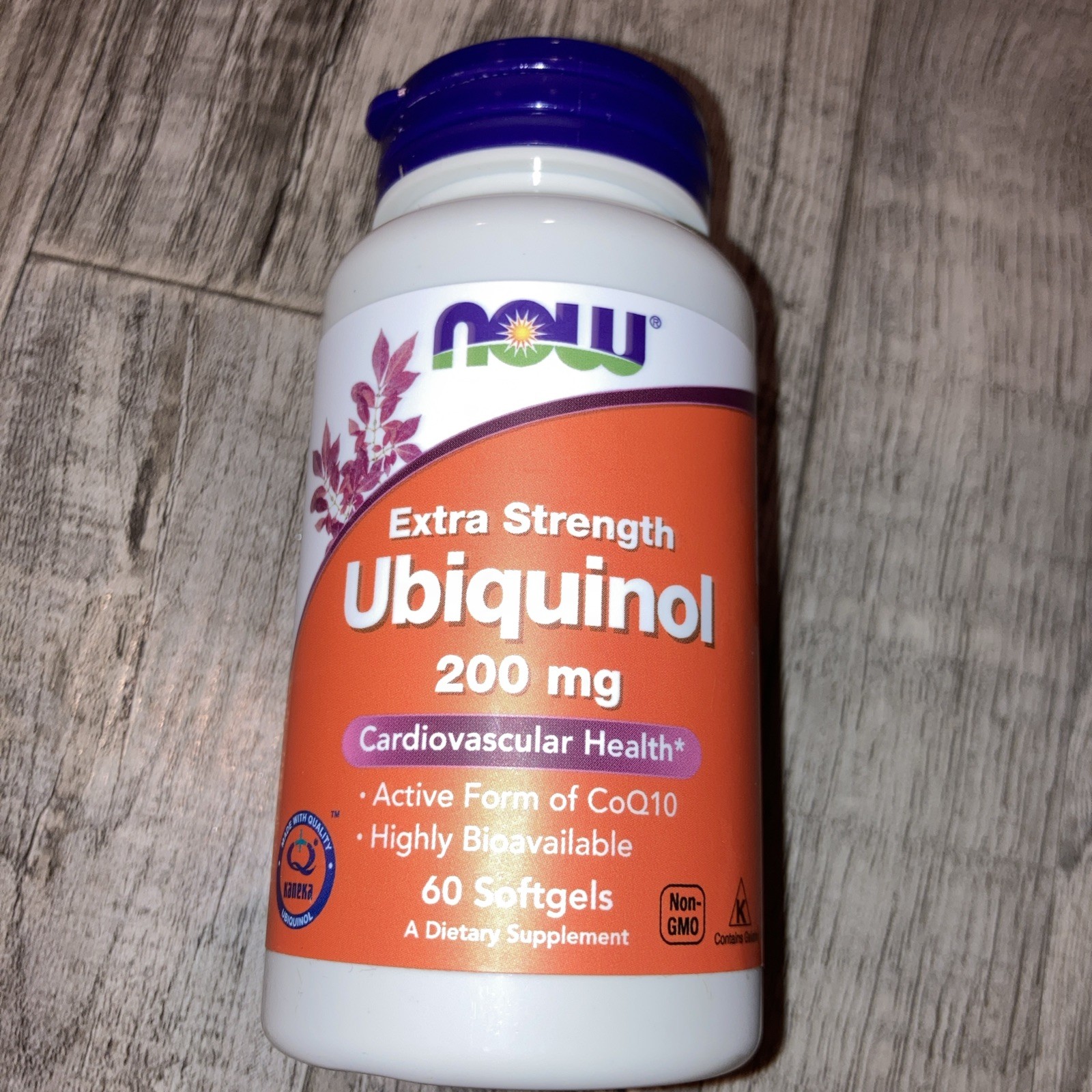 Ubiquinol Extra Strength 200 mg 60 Softgels By Now Foods