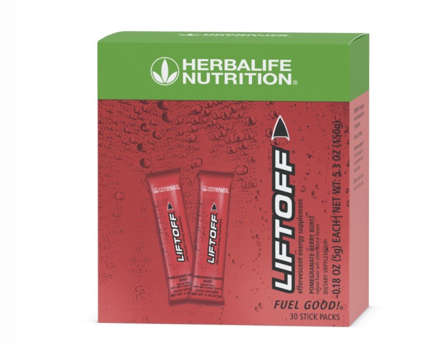 Herbalife Nutrition LIFTOFF Energy -pomegranate Berry- 30 Pack