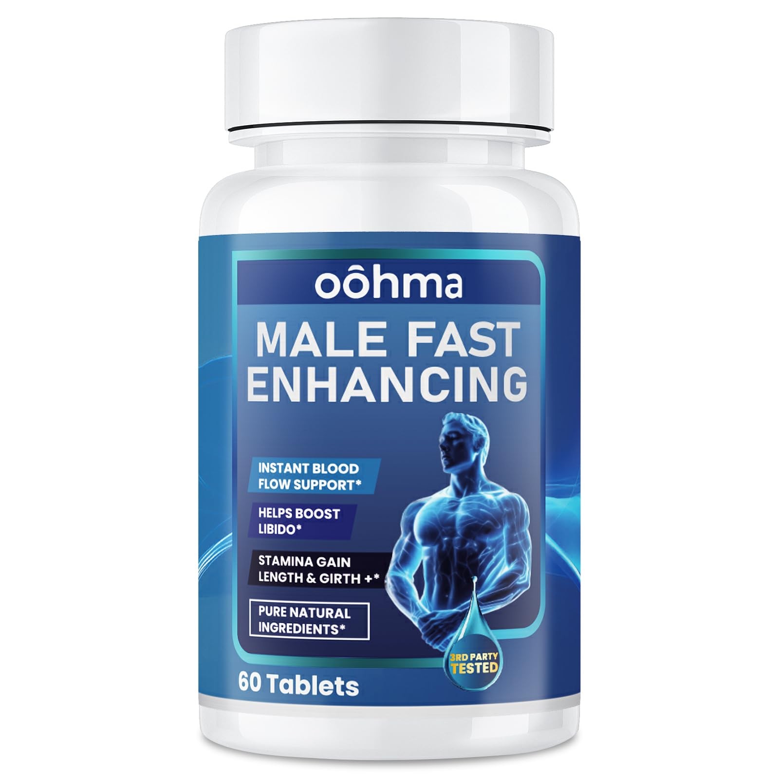 Oohma New Male Enhancing Supplement, Designed to be Fast Acting for Blood Flo…