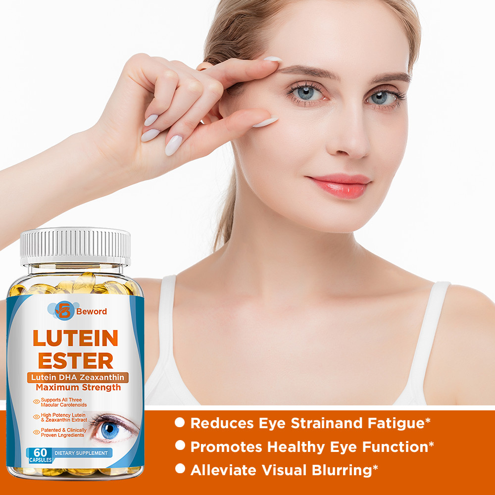 Eye Health Supplement, Lutein and Zeaxanthin, Vision Health, Eye Strain Support