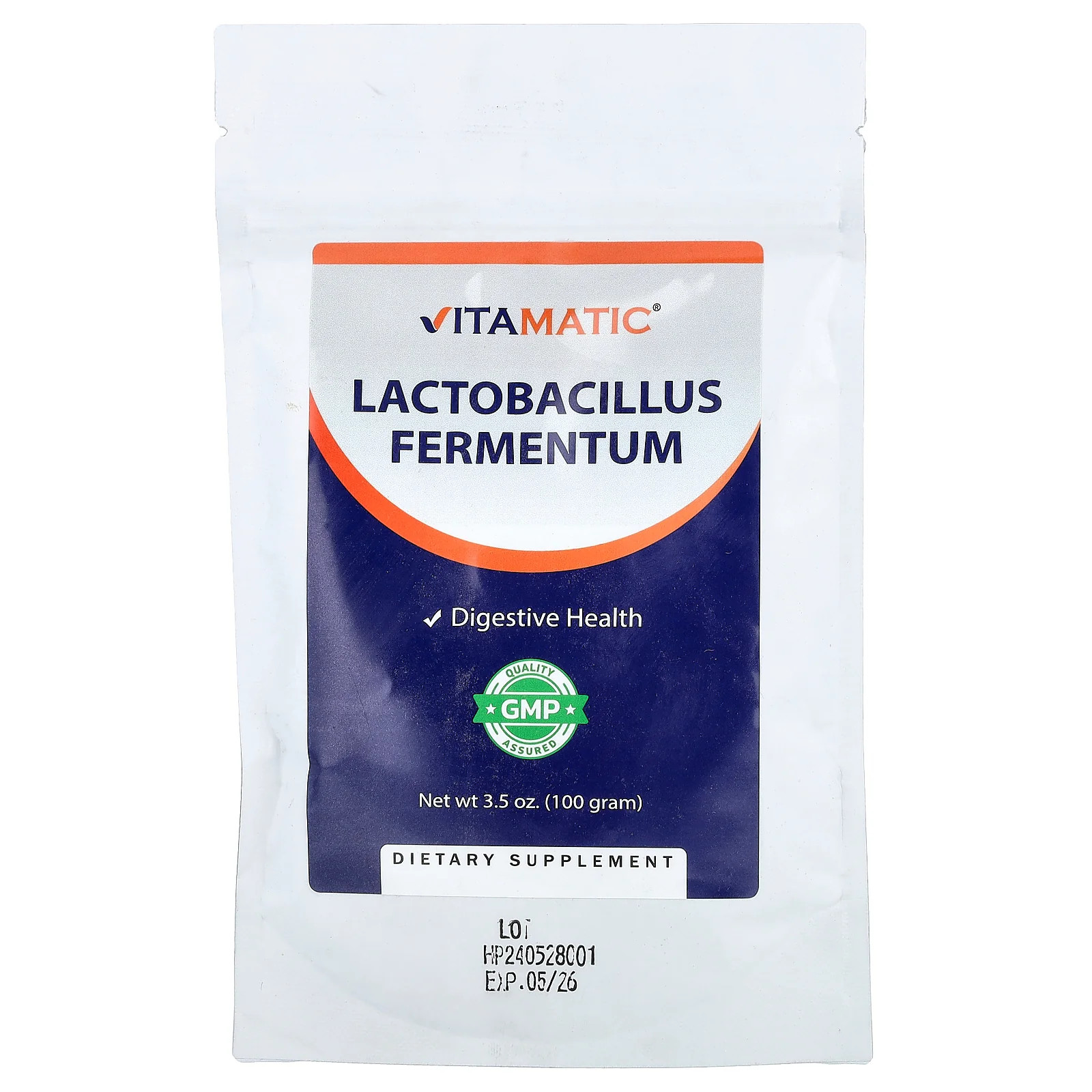 2 X Vitamatic, Lactobacillus Fermentum, 3.5 oz (100 g)