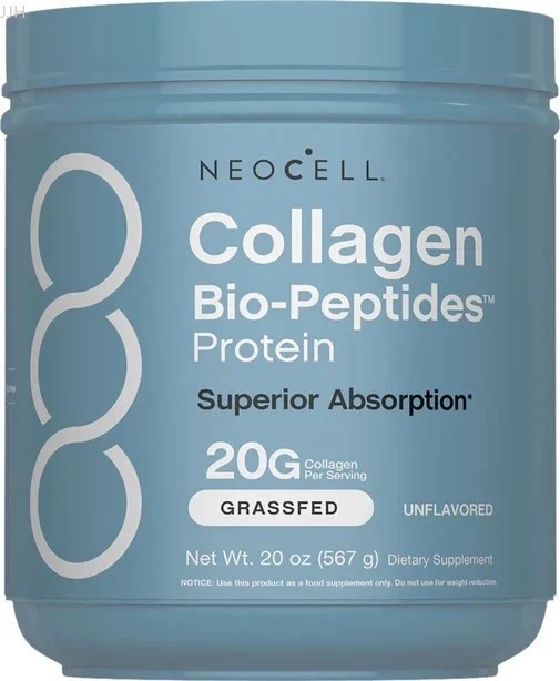Bio-Peptides Protein 20 Unflavored Oz Grassfed Supplement New- NeoCell Collagen
