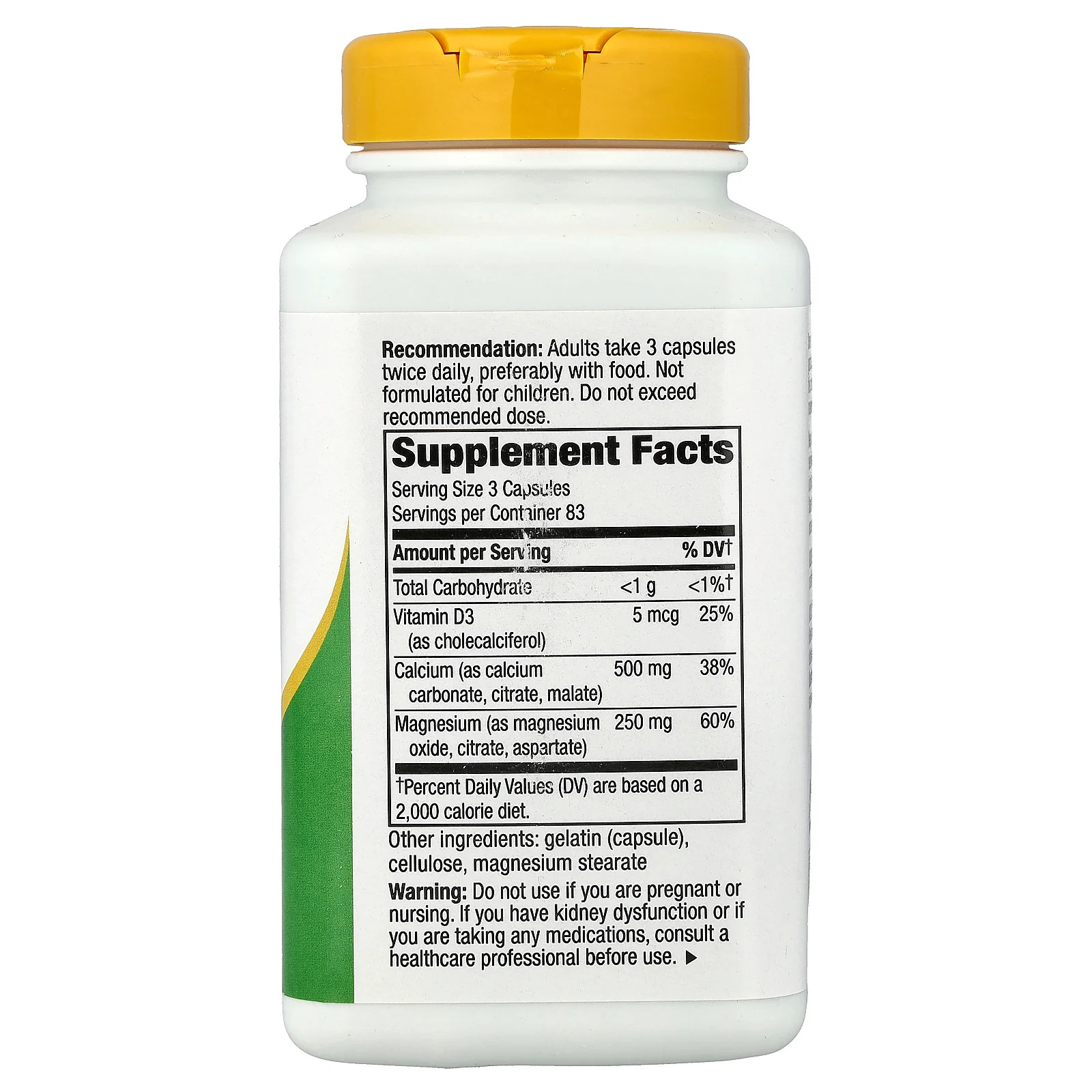 2 X Nature’s Way, Calcium, Mag & D Complex, 250 Capsules