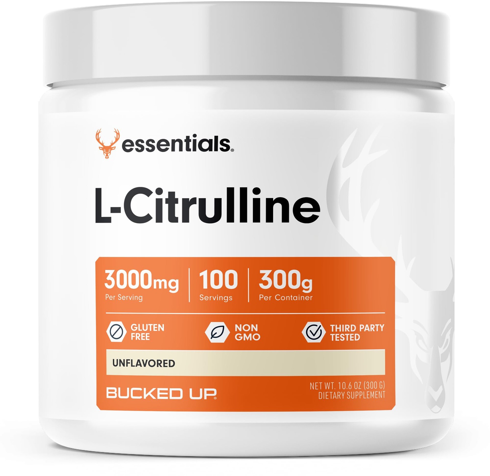 L-Citrulline 3000mg Powder, Essentials (100 10.6 Ounce (Pack of 1)