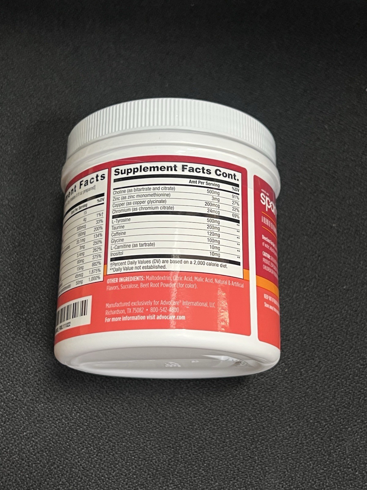 Advocare Spark – Cranberry Peach Orange – Limited Edition – New– Exp 03/2027