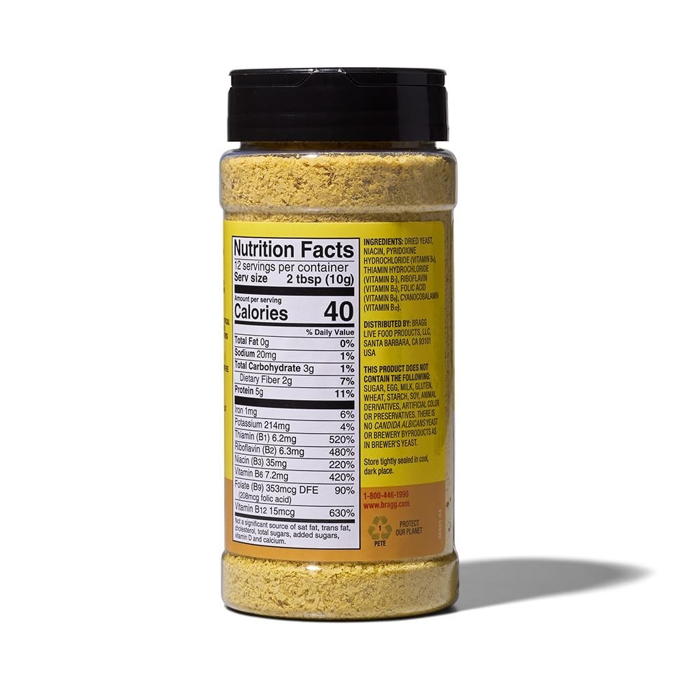 Delicious 4.5 Oz Gluten-Free Nutritional Yeast Seasoning – Cheesy Flavor