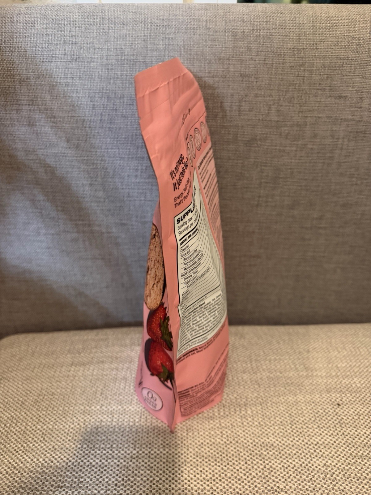 NEW VEGAN SHAKEOLOGY Tropical Strawberry Protein Shake Powder Bag, 30 servings