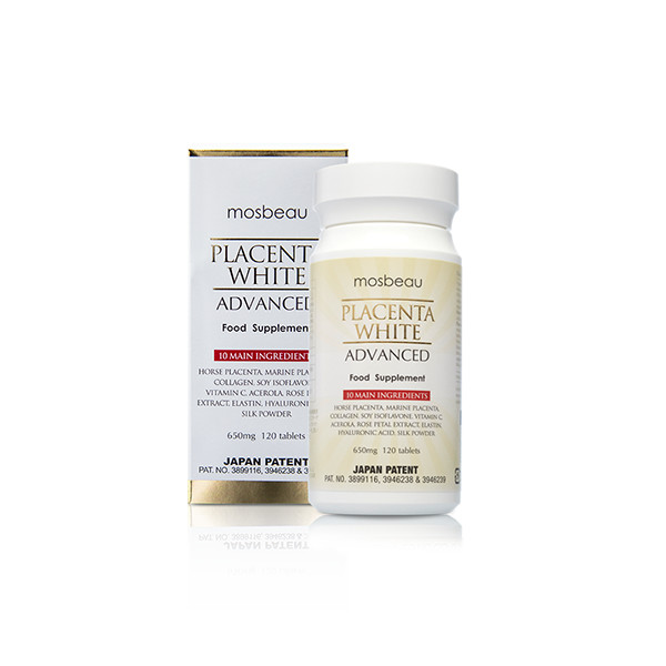 MOSBEAU Placenta White Advanced Supplement 120 Tablets / 650mg – SYDNEY seller