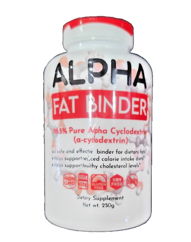 Pure α-Cyclodextrin: Alpha Fat Binding Complex. Weight Mngmt 250g.. 60 days!