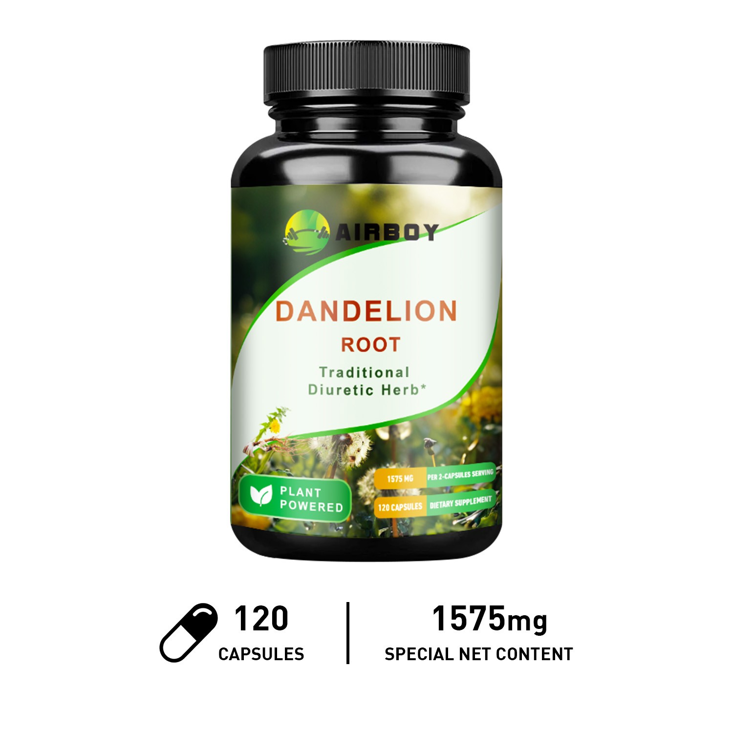Dandelion Root 1575mg – Liver Kidney Health,Cleansing & Detox, Digestive Support