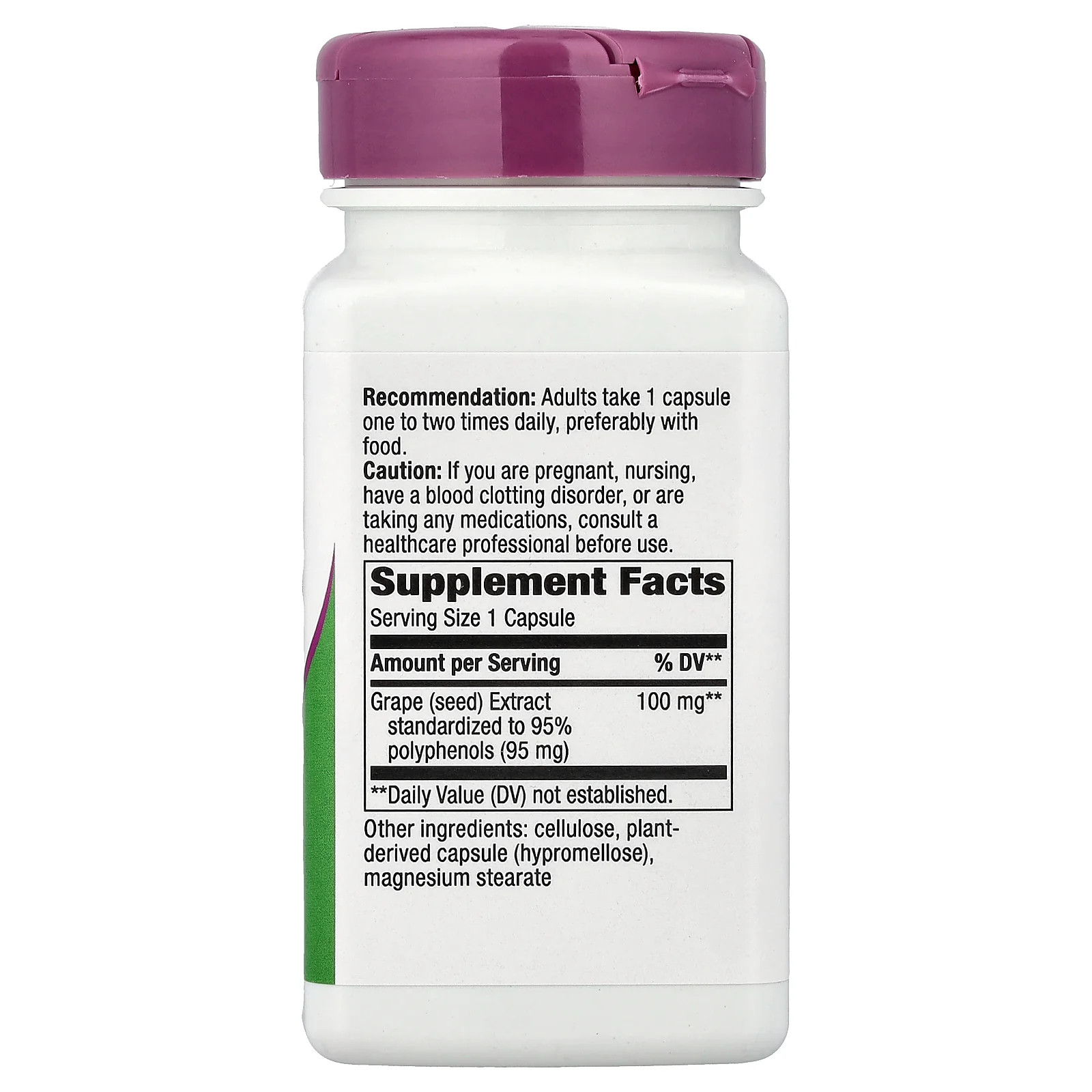 2 X Nature’s Way, Grape Seed, 100 mg, 60 Vegan Capsules