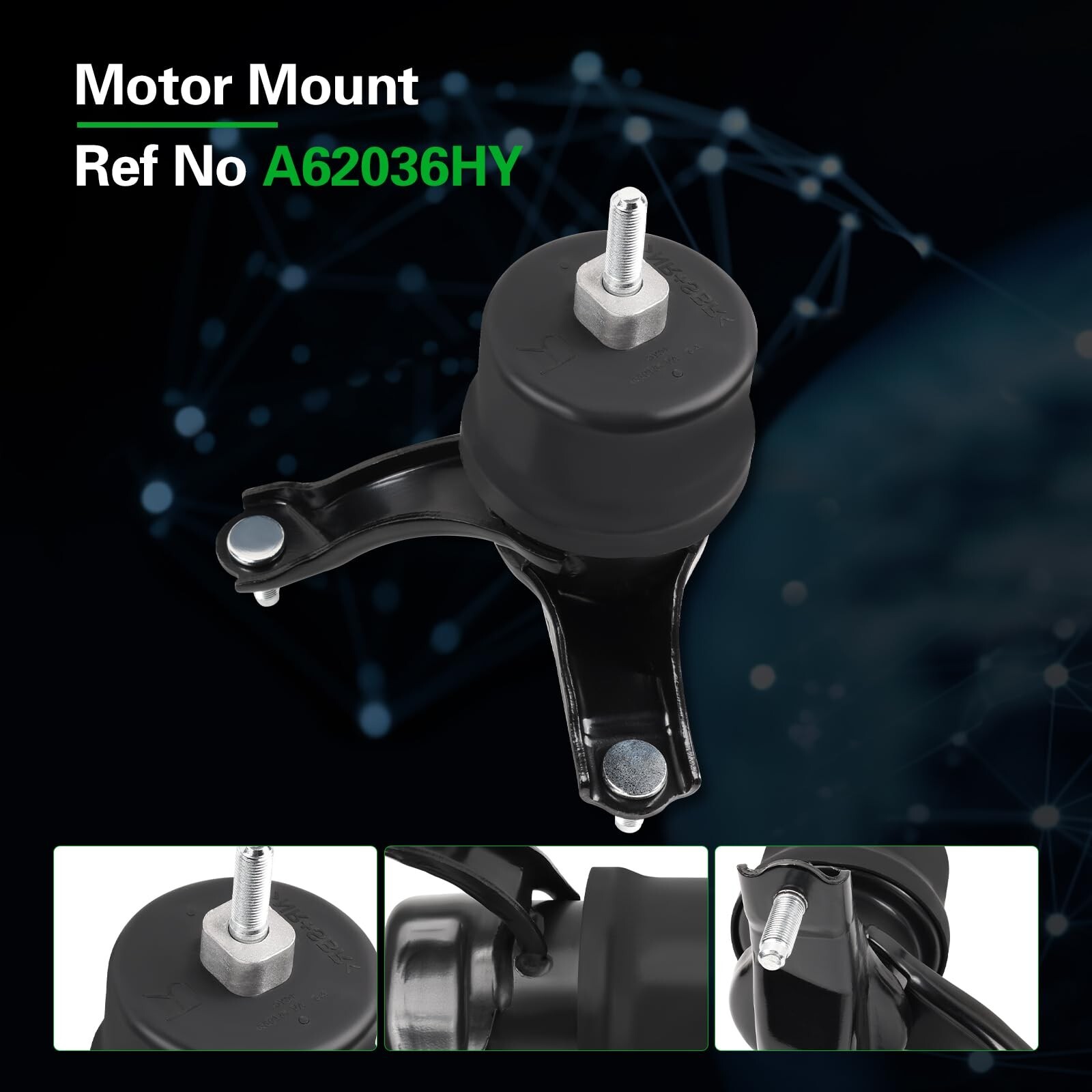 Engine Motor and Transmission Mount Kit Compatible with 2007-2010 Sienna 3.5L…