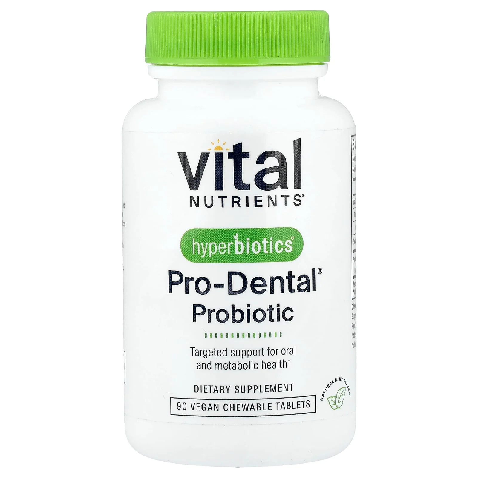 2 X Vital Nutrients, Hyperbiotics�, Pro-Dental� Probiotic, Natural Mint, 90 Veg
