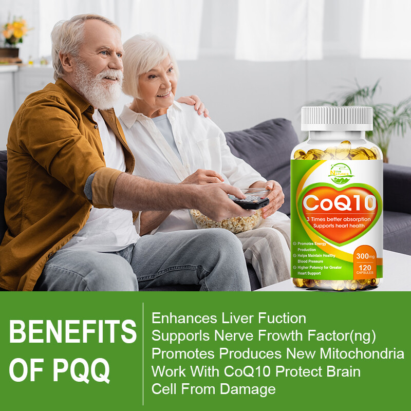 CoQ10 Mega Ubiquinol Supplement 300mg 120 Softgels Heart Health,Energy & Stamina