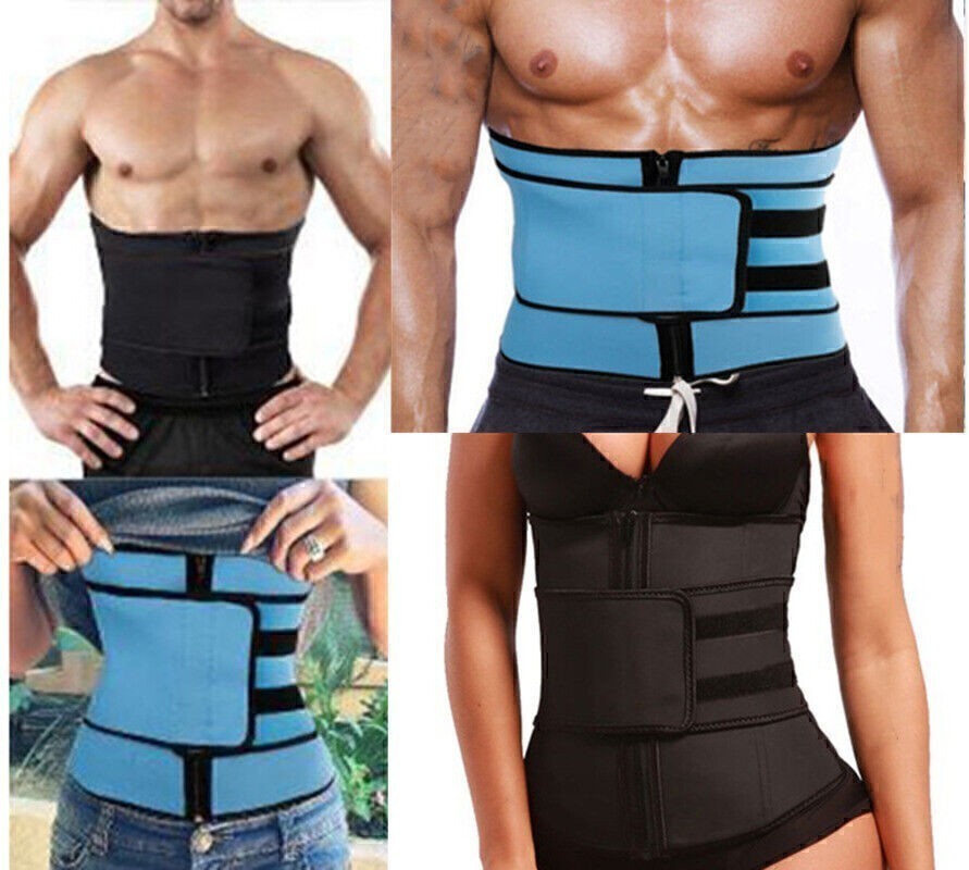 Sweat Sauna Body Shaper Unisex Sport Waist Belt Thermo Weight Loss Slimming Band
