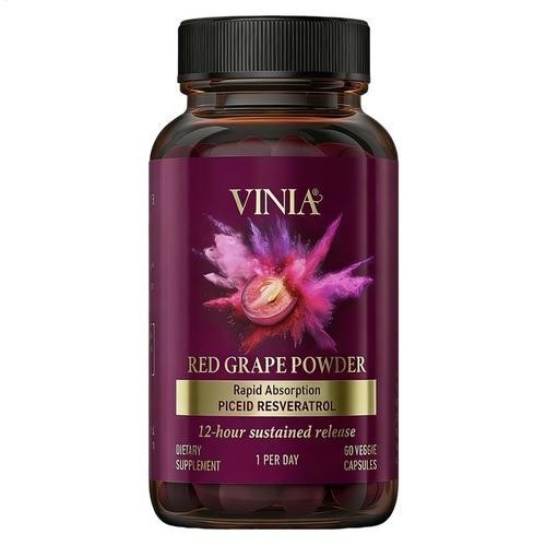 Increases Blood Flow 60pcs/box, VINIA Piceid Resveratrol Supplement Non-GMO