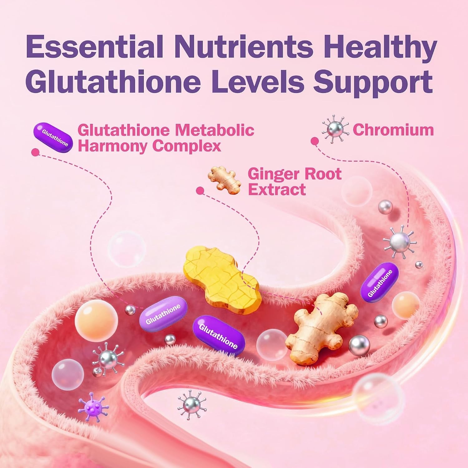 Liposomal Glutathione 3-in-1 Liquid with Superior Absorption & Lemon Flavor