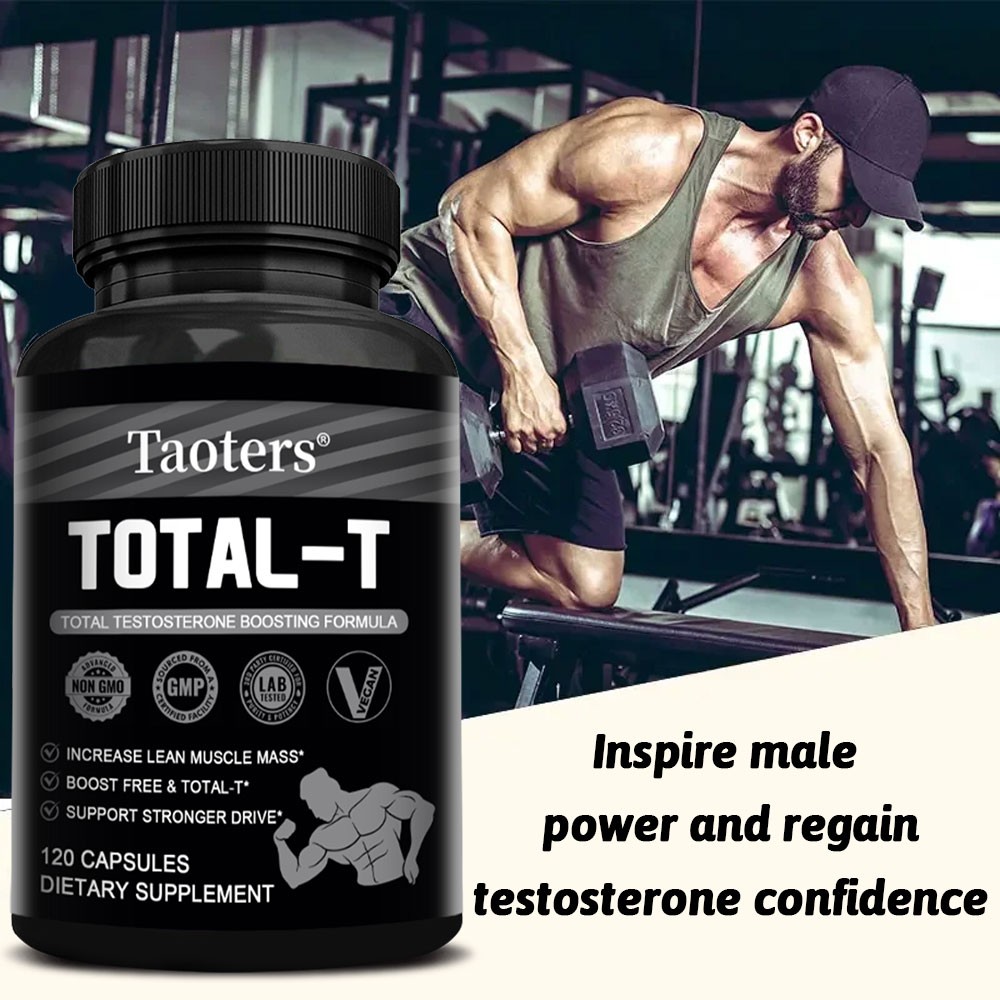 Total-T – Testosteron Booster, Muscle, Stamina, Performance-120 capsules